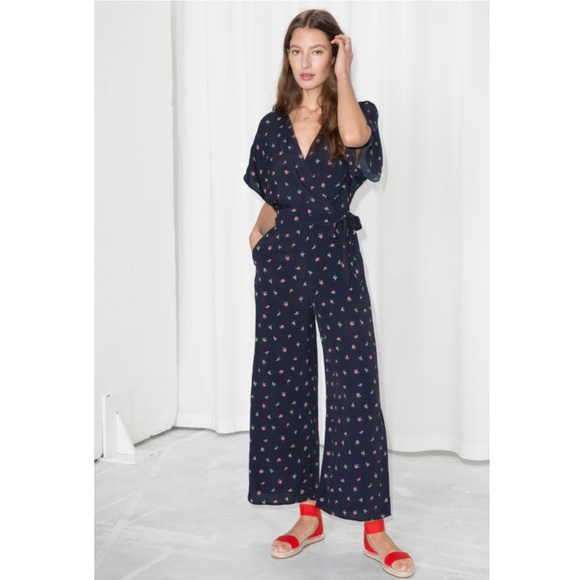 & Other Stories Pants - & other stories tropic jumpsuit